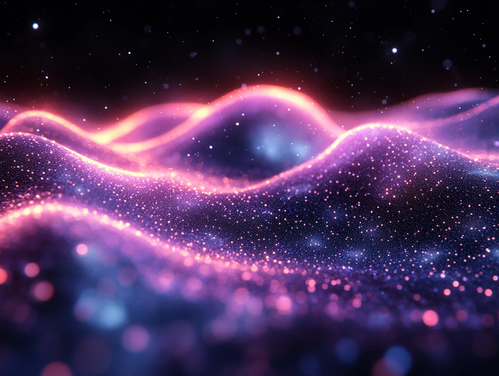 黑紫蓝光点波纹