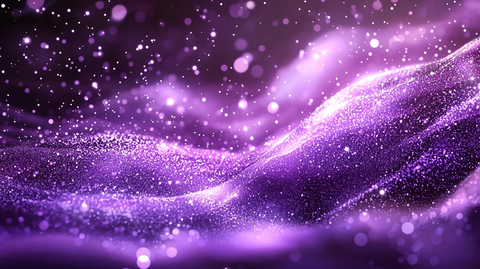 紫色粒子波浪