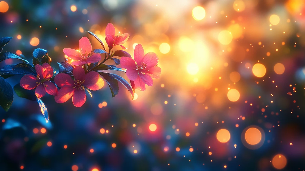 模糊背景光斑效果