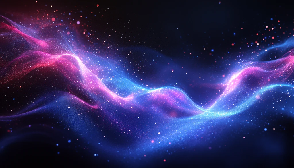 蓝光线条紫边背景