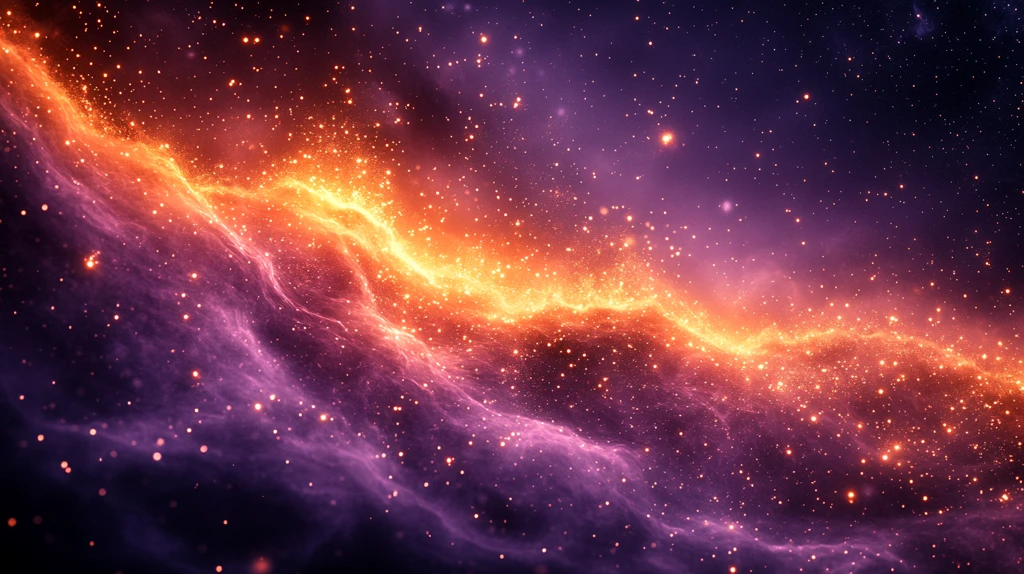 紫色光流宇宙背景