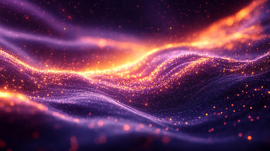 紫色光流宇宙背景