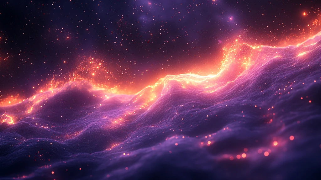 紫色光流宇宙背景