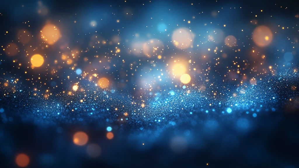 蓝色光晕神秘氛围