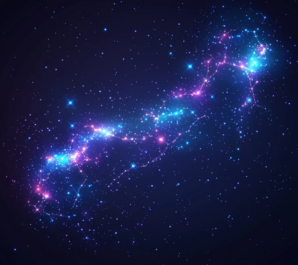 处女座星空背景