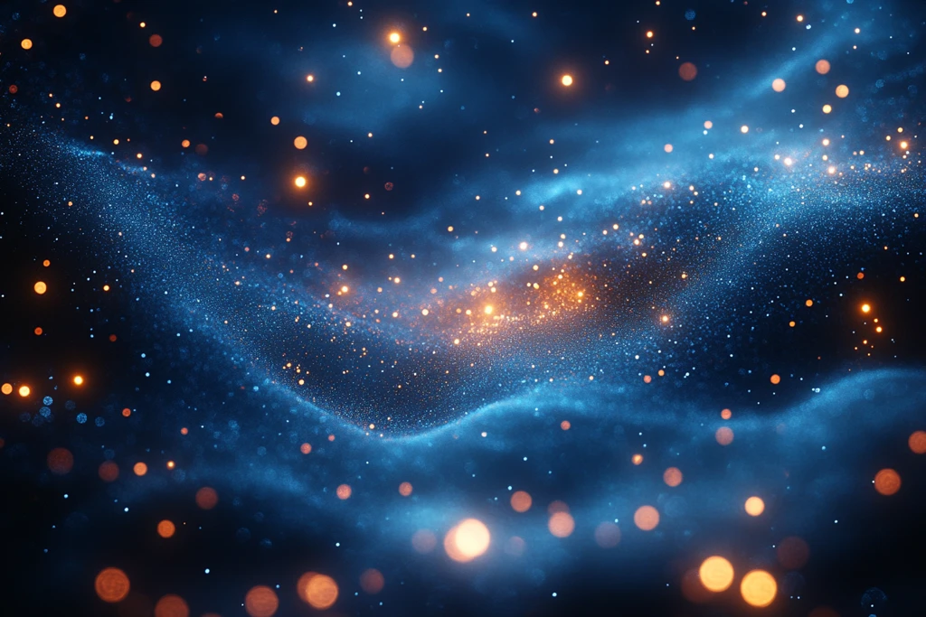 星光点点深蓝夜