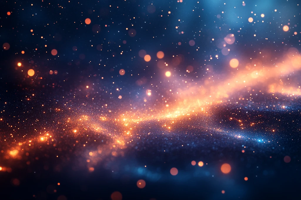 星光点点深蓝夜