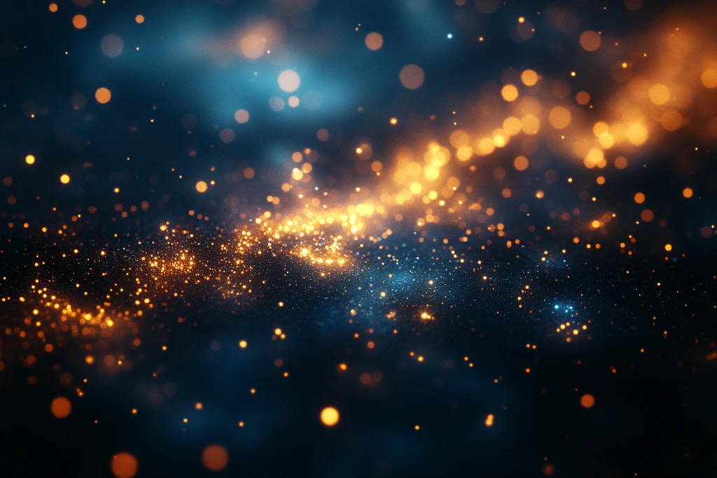 星光点点深蓝夜