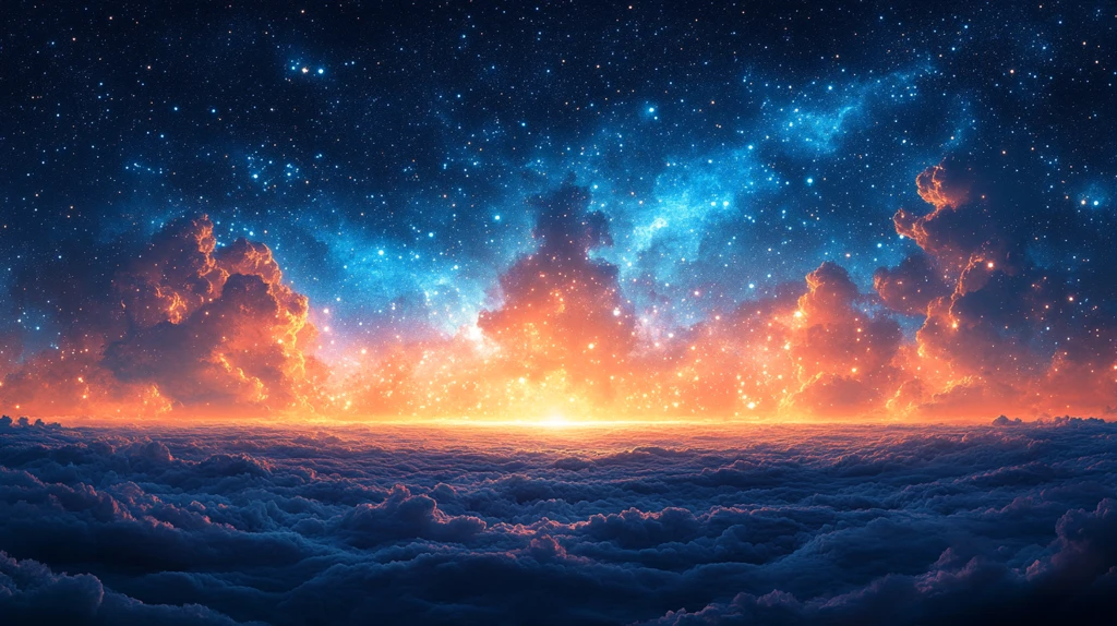 数字星空渐进图