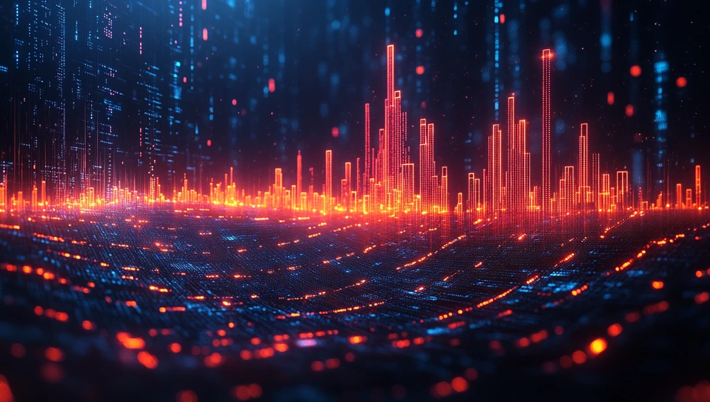 数字化股市图与数据