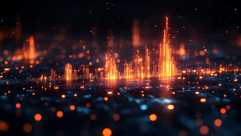 数字化股市图与数据