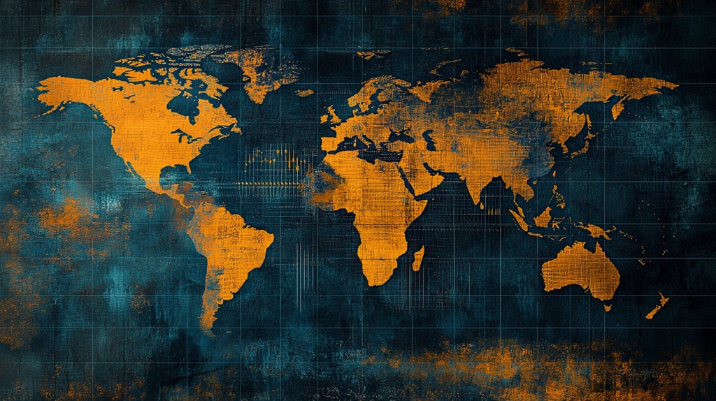 金融图表与全球背景