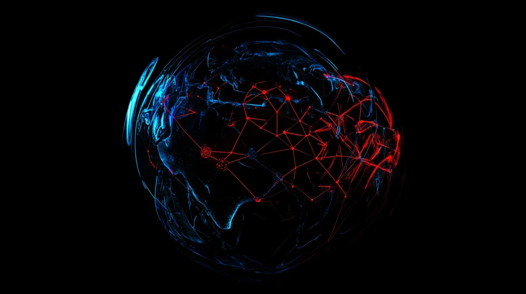 数据点连接地图