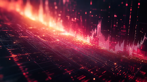 金融交易图表背景