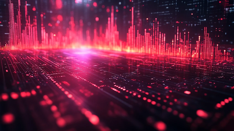 金融交易图表背景