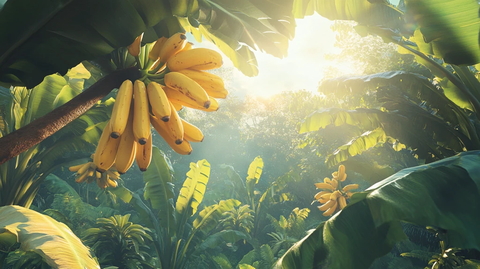 香蕉丰收背景墙