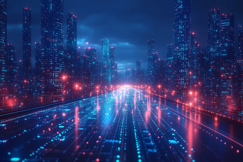 数据浮板连接城市