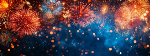 新年烟花庆祝模板