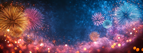 新年烟花庆祝模板