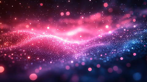 粉蓝光影虚拟背景