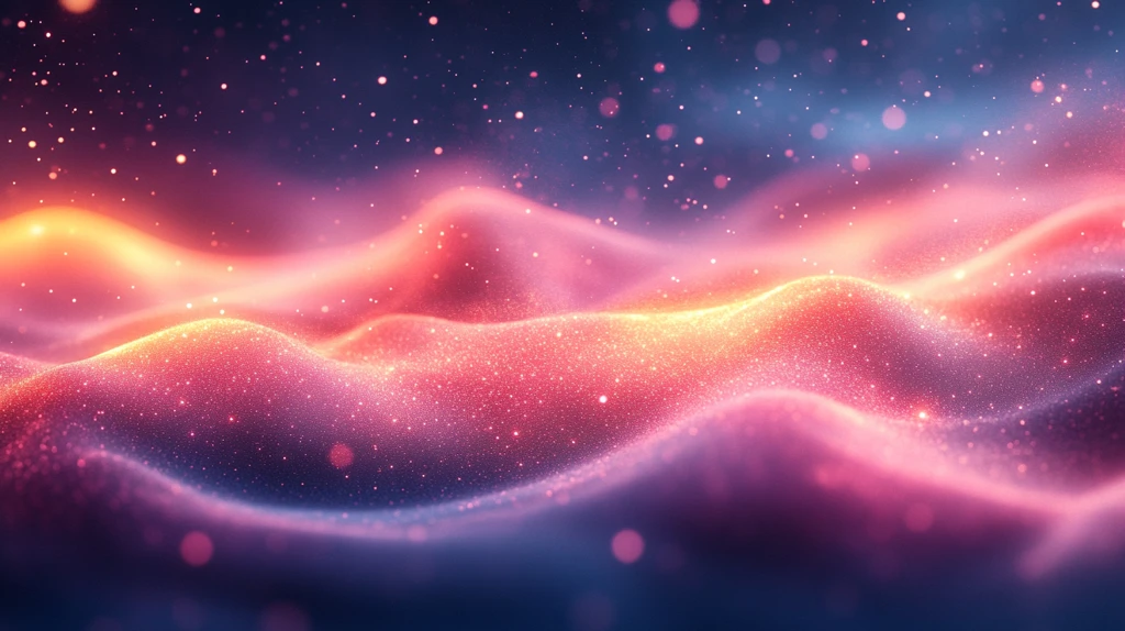 粉蓝光影虚拟背景